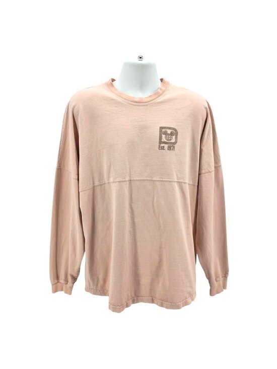 SPIRIT JERSEY Tops - Disney Spirit Jersey Adult XL Shirt Disneyworld Pink Rose Gold Puffy Print